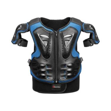 Imagem de Colete De Proteção Para Motocicleta Infantil Com Protetores De Joelhos