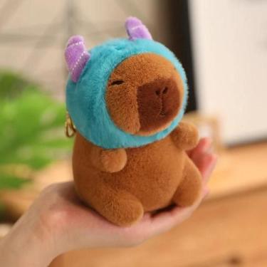 Imagem de Brinquedo De Pelúcia Capybara Disney Stitch Pikachu Kuromi Gato Lucife