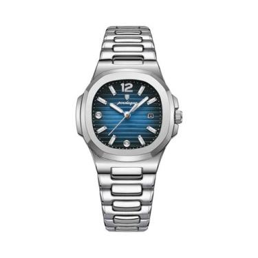 Imagem de Relógio De Pulso Feminino Elegante À Prova d'Água Com Data Luminosa, A