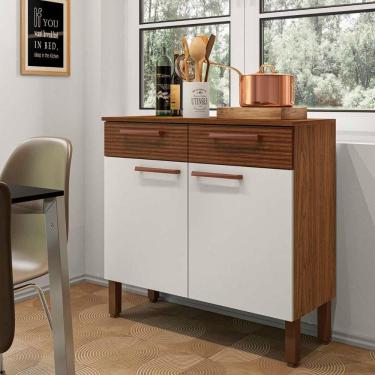 Imagem de Gabinete de Cozinha 0,90 cm 2 Portas Nala Kits Paraná