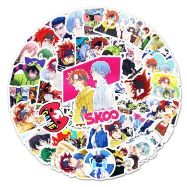 Imagem de Adesivos Anime Skateboard SK8 Vinyl Cartoon Anime 50 unidades - yiweis
