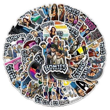 Imagem de Pacote de adesivos Homies Brothers Anime 50 unidades de 3-8 cm - yiwei
