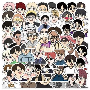 Imagem de Adesivos de vinil impermeável Seventeens, anime, 50 unidades/lote - yi