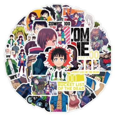 Imagem de Pacote de adesivos Zombie 100% vinil impermeável, 50 unidades de 4-7 c