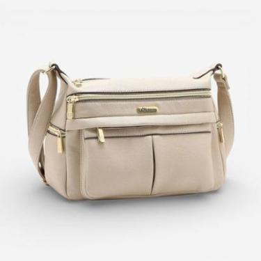 Imagem de Bolsa Feminina Chenson Transversal Bege-Feminino