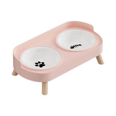 Imagem de Dispensador De Água Para Gatos E Cães Com Altura Ajustável, Alimentado