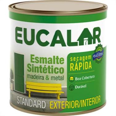 Imagem de Tinta Esmalte. 1/4 (900ml) Sintetico Eucalar Azul.Franca - EUCATEX