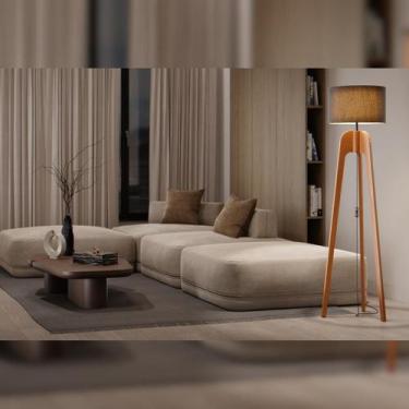 Imagem de Luminária UniDecor Paris Preta Cúpula Luxo Circular Preta - Unidecor C