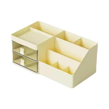 Imagem de Organizador De Canetas Multifuncional Com 2 Gavetas, Suporte Para Lápi