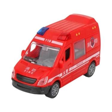Imagem de Carrinho De Brinquedo De Metal Para Meninos: Ambulância De Resgate Hos