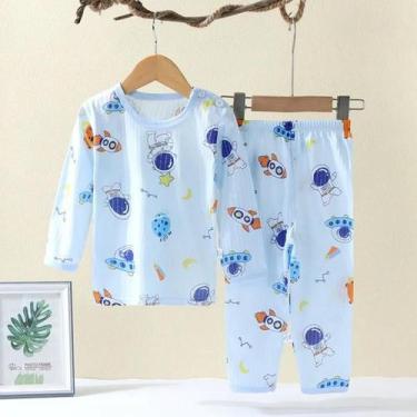 Imagem de Conjunto de Pijamas de Algodão para Bebês e Crianças (0-5 anos) - Esta