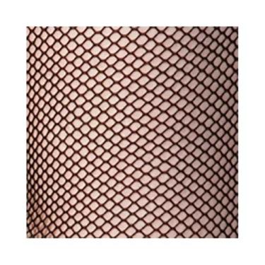 Imagem de Meias-calças De Rede Transparentes Sensuais plus Size Pretas Com Ponta