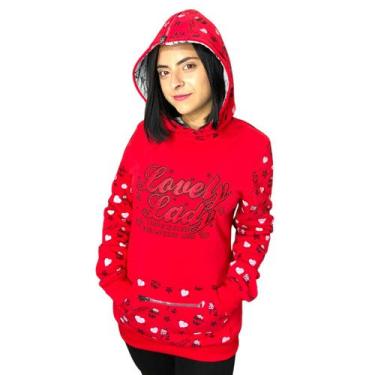 Imagem de Blusa Casaco Sobretudo Feminina Moletom Dupla Face 2 Em 1 - OVERCORE, 