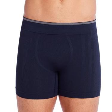 Imagem de Cueca Boxer Masculina Esporte Treino Seca Rápido Plie 20008, G, Azul m