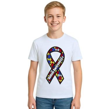 Imagem de Camiseta Autismo Autista Autism Awareness Personalizada - Use P4, Bran