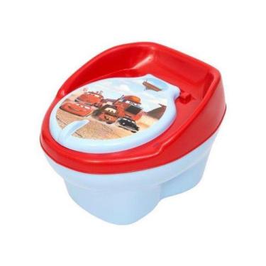 Imagem de Troninho Penico Infantil Transição Carros -Styll Baby, Vermelho
