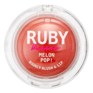 Imagem de Blush e lip melon pop bl bouncy peach po ruby kisses - KISS NEW YORK