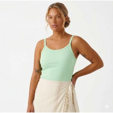 Imagem de Regata Feminina Básica de Algodão com Alças Finas Malwee-Feminino