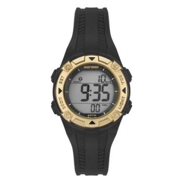 Imagem de Relógio Mormaii Feminino Ref: Mo1068/8p Esportivo Digital Black