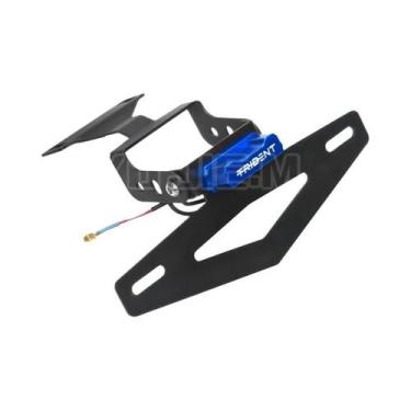 Imagem de Suporte De Placa De Licença Traseira Trident 660 Ajustável E Dobrável 