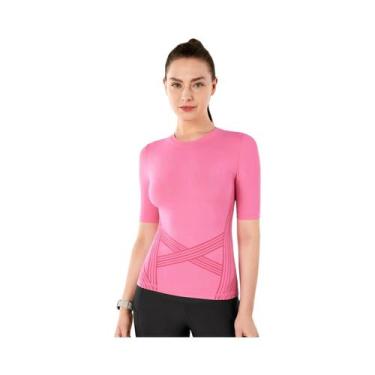Imagem de Camiseta de manga curta respirável para ioga fitness - NONE, BR-G2, Ro