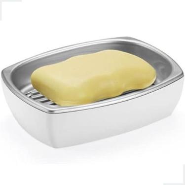 Imagem de Porta Sabonete Sabão em Barra Saboneteira de Bancada Pia Banheiro Lava