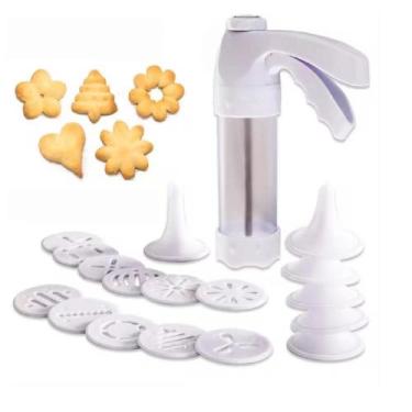 Imagem de Máquina De Biscoito Com Moldes Kit Completo Cookie Bolacha - Yeet