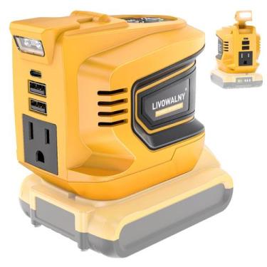 Imagem de Inversor de Potência LIVOWALNY 200W para Bateria Dewalt 20V