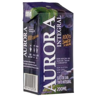Imagem de Suco de Uva Integral 200ml - Aurora