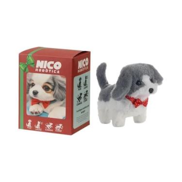 Imagem de Robô De Pelúcia Interativo Cachorrinho Que Anda, Late E Abana O Rabo -
