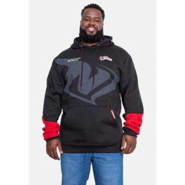 Imagem de Moletom Onbongo Fechado Canguru Recortado Plus Size Masculino-Masculino