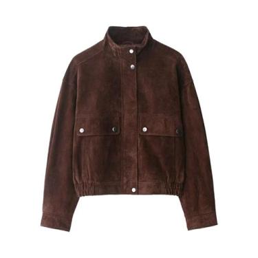 Imagem de Jaquetas Femininas Soltas E Quentes Para O Outono 2025, Moda Com Grand