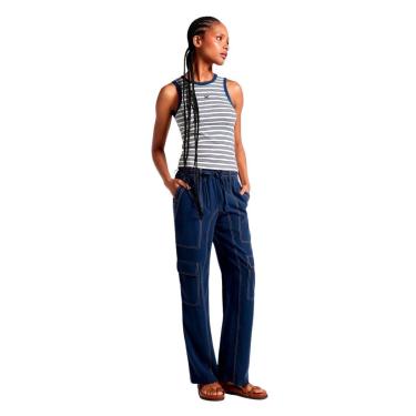 Imagem de Blusa Hering Multicolorido Feminina Manga Curta Listrada-Feminino