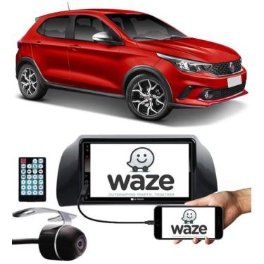 Imagem de Multimídia Fiat Argo Bluetooth Espelhamento Android IOS + Moldura de P