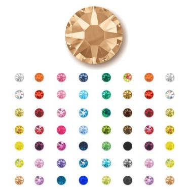 Imagem de 1.000 Strass Hotfix Termocolante Vidro Strass 3mm - SV Strass, Pêssego