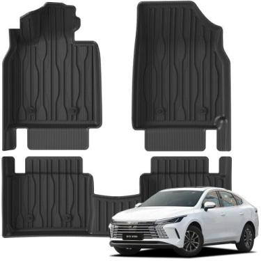 Imagem de Jogo De Tapete Automotivo Bandeja De Borracha Para Carro BYD King Conj