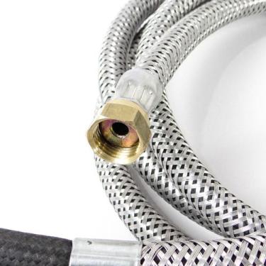Imagem de Mangueira Gás Flexível 2,50m P/ Fogão Aquecedor Reforçada - MACFLEX, C