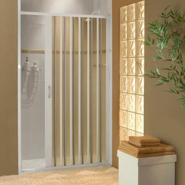 Imagem de 3 Kits Box Frontal de Pvc 185x100cm Sanfonado Bcf
