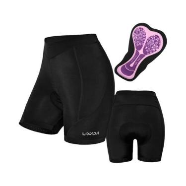 Imagem de Shorts de Ciclismo Feminino com Gel 3D - Acolchoado, Respirável e Anti