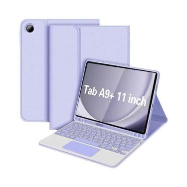Imagem de Capa Com Teclado Bluetooth Para Samsung Galaxy Tab A9 plus De 11 Poleg
