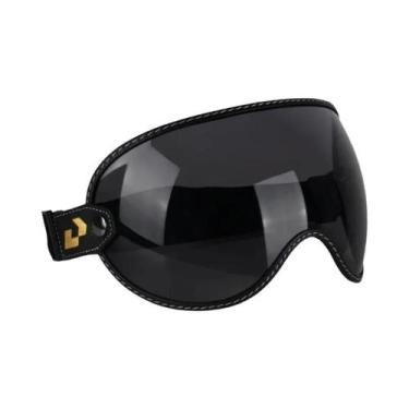 Imagem de Capacete De Motocicleta Vintage Retrô Aberto Uchoose, Compatível Com T