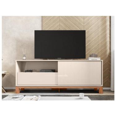 Imagem de Rack para TV até 55 Caemmun Mondria, Off White e Freijó