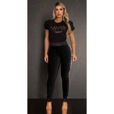 Imagem de Calça super trend maria gueixa, P, Preto