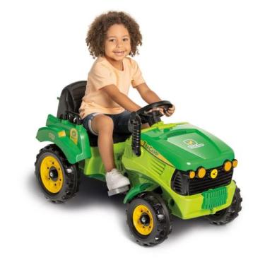 Imagem de Quadriciclo Trator Infantil Carro De Passeio Com Haste Pedal Buzina Ci