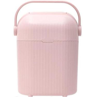 Imagem de Lixeira Antiodor Fraldas Bebe Lixo Magico 9 Litros Buba, Rosa