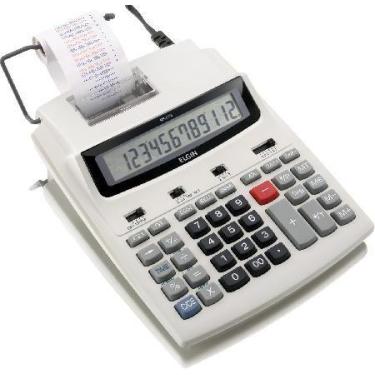 Imagem de Calculadora Com Bobina 12 Digitos, Impressão Bicolor E Display Lcd Mr-
