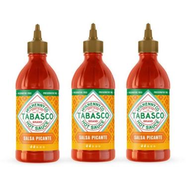 Imagem de Kit 3 Molho Pimenta Salsa Picante Sauce Tabasco 256 Ml