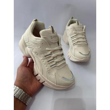 Imagem de Tênis Ramarim Off White Crystal Coconut Casual, 36