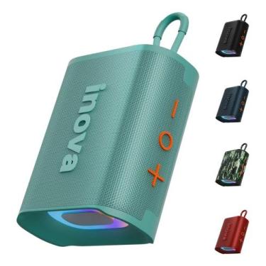 Imagem de Mini caixa de som bluetooth caixinha som Portátil Potente Tws Com Rádi