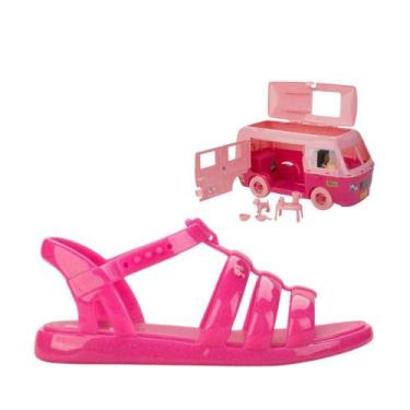 Imagem de Sandália Infantil Grendene Barbie 23071 Rosa, 30